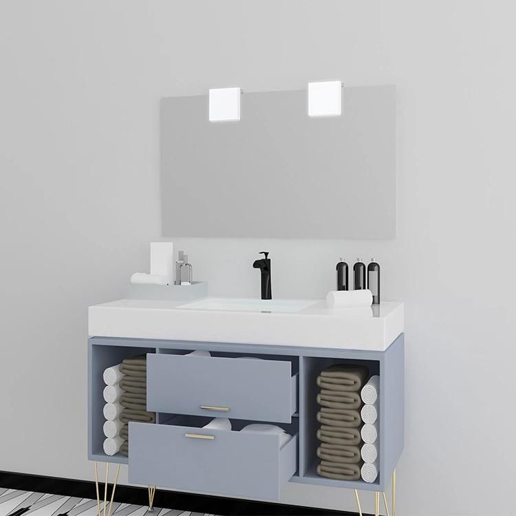 Simple Modern Square Design LED Vanity Light in Mirror Light