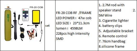 Conpex LED Outdoors Camping 360 Light Fr-20 COB LED Model