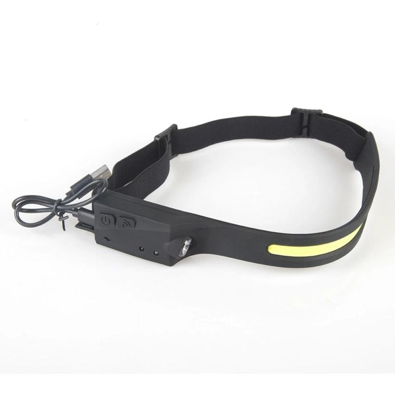 Yichen Portable Rechargeable LED Tape Headlamp with Motion Sensor