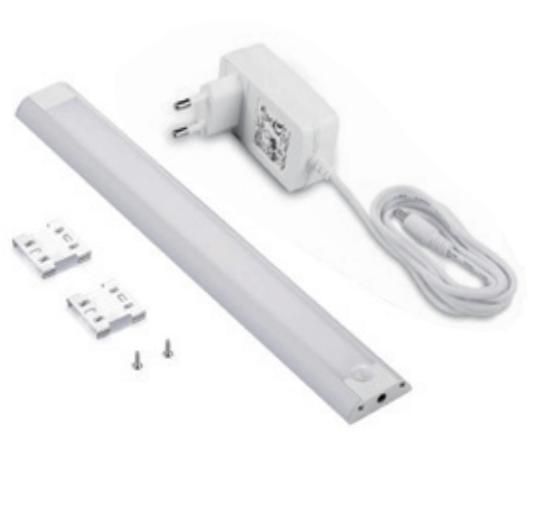 LED PIR Motion Sensor Under Cabinet Light for Furniture with Adapter