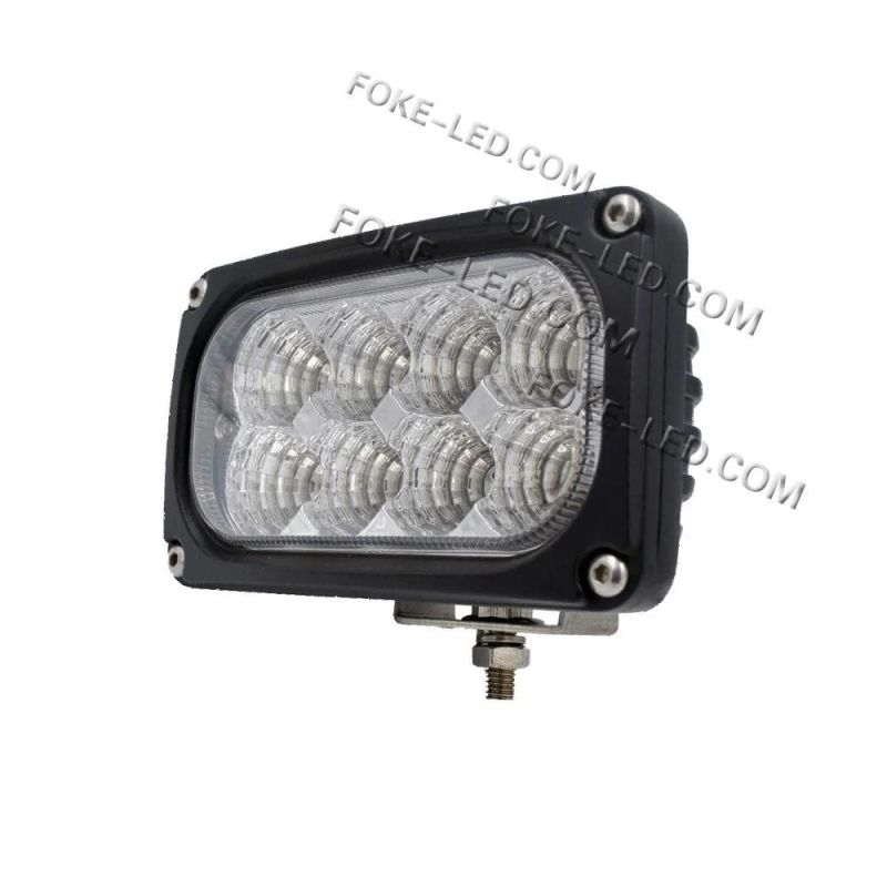 EMC Approved 5.5" 40W Waterproof Rectangle LED Agriculture Work Light