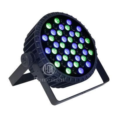 Factory Price High Power Fan 54*3W RGBW 4 in 1 Flat PAR Light for Stage Performance