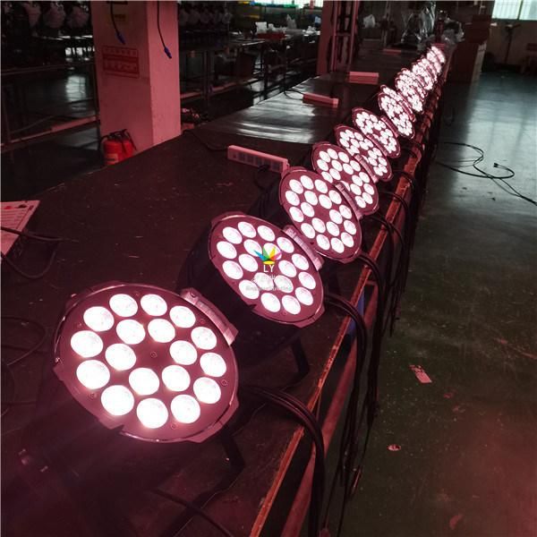 DJ 18X12W RGBW 4in1 LED PAR Can Stage Light