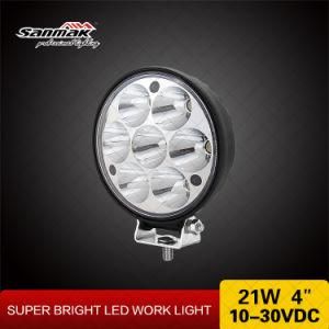 High Efficiency 4&prime;&prime;21W LED Work Lamps for Heavy Duty