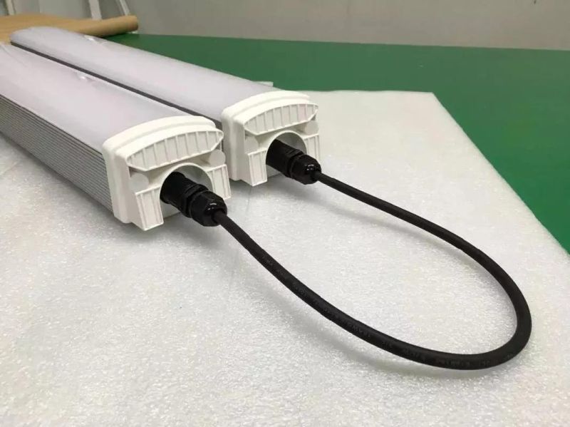 New Design Ce RoHS 0.6m/0.9m/1.2m/1.5m 20W/30W/40W/50W/60W/80W LED Tube IP65 LED Tri-Proof Light