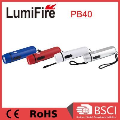 Multifucitonal LED Flashlight with USB Dynamo Mobile Charger