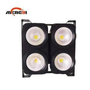 Warm White 100W LED Audience 4 Eyes COB Blinder Light DMX Optional LED Stage Effect PAR Light