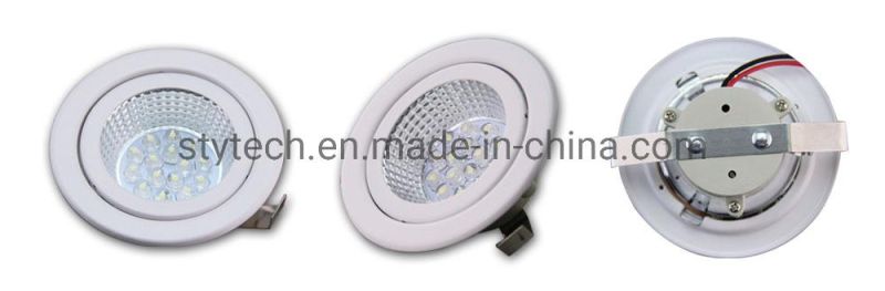 Professional 110V/220V AC Powered LED Puck Cabinet Light with Ce Approval
