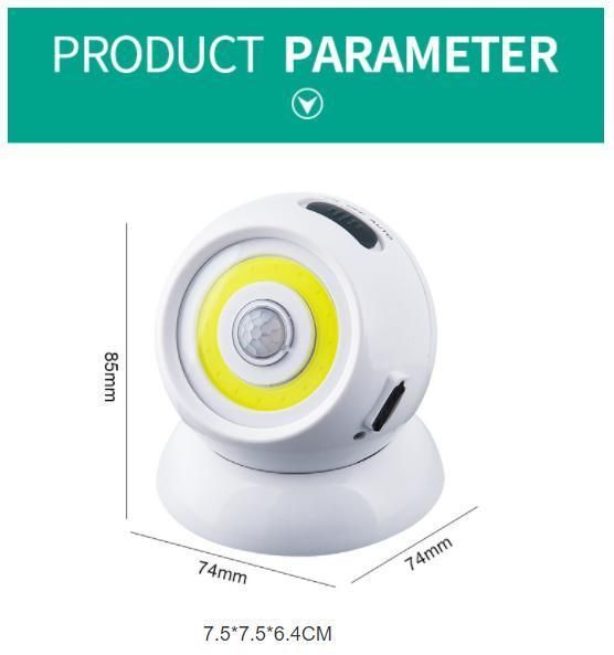 China Factory LED Lighting Li-ion Battery COB LED Light Corridor Light Electric Tool Power Tool