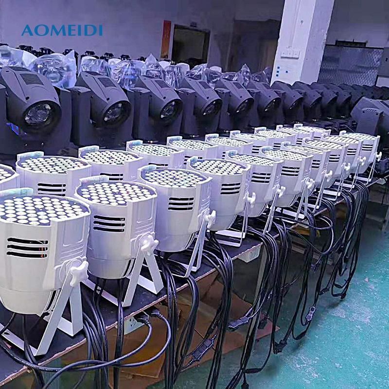 54X3w Indoor Wedding DMX LED Stage PAR Can Light RGBW