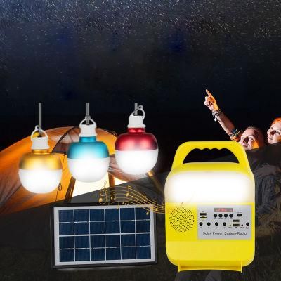 Solar Small System Electric Lamp Outdoor Camping Lamp Portable Solar Lamp Mobile Power Emergency System