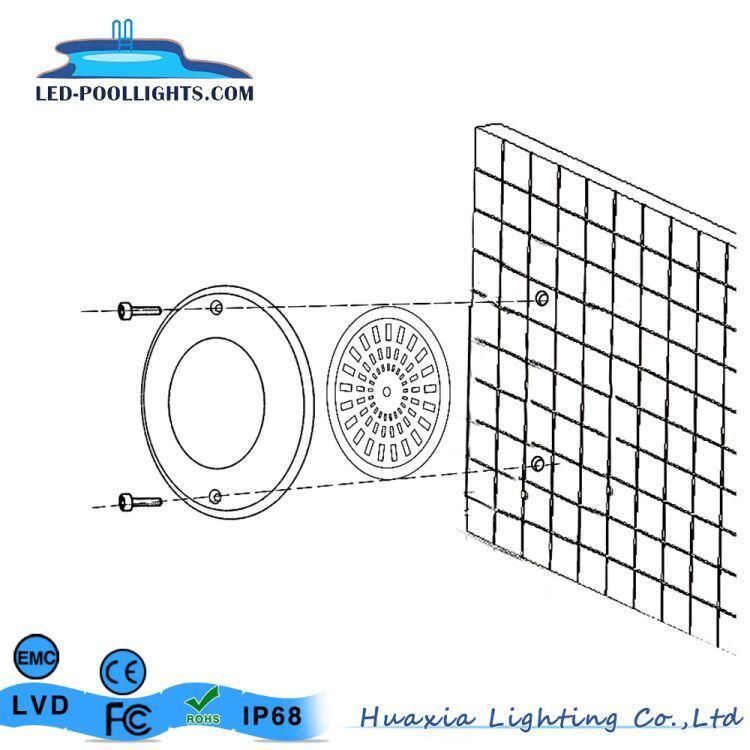 160mm Resin Filled Outdoor LED Underground Swimming Pool Light