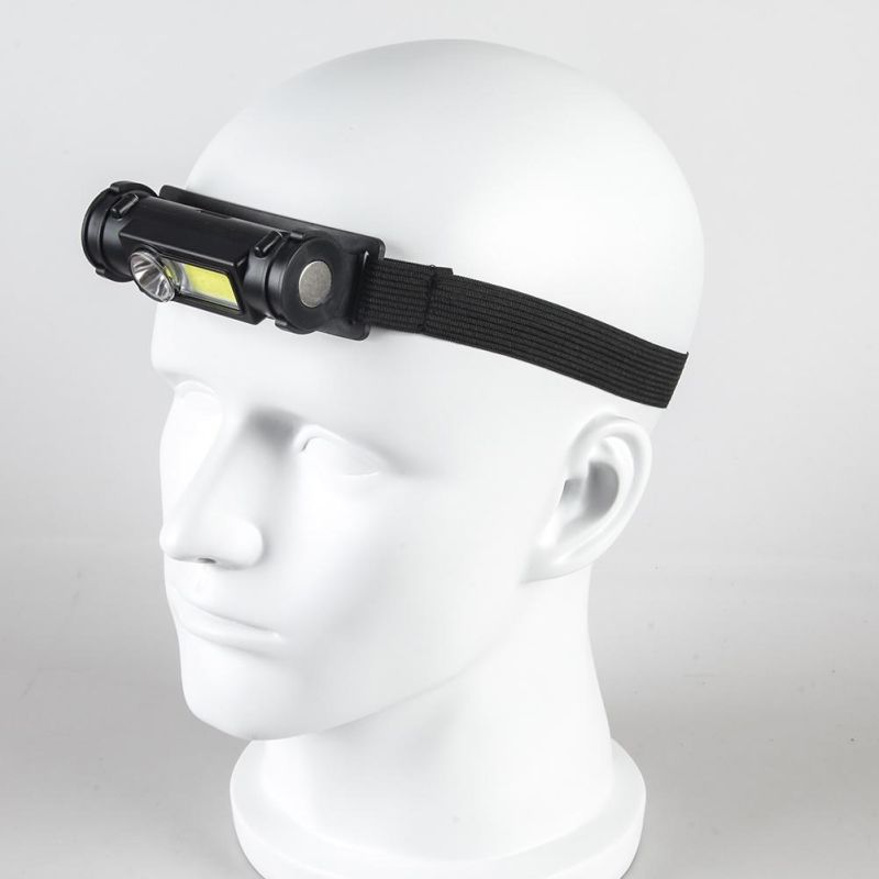 Yichen Rechargeable LED Headlamp with Dual Light Source