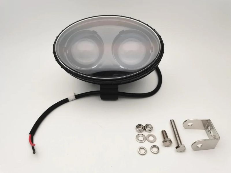 LED Light Waterproof Screw 4D 80V LED 10W Blue Spot Forklift Light LED Work Light