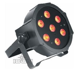 Disco Party 7X10W Flat RGBW LED PAR Light for Stage Lighting