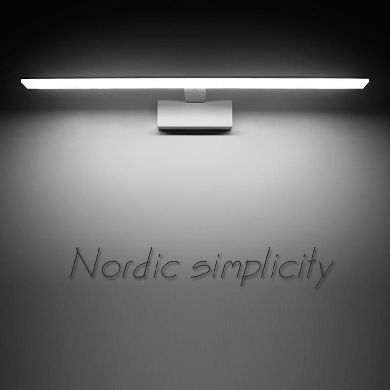 Nordic LED Bathroom Lamp Black&White Mirror Light Acrylic Cabinet Wall Lamp (WH-MR-08)