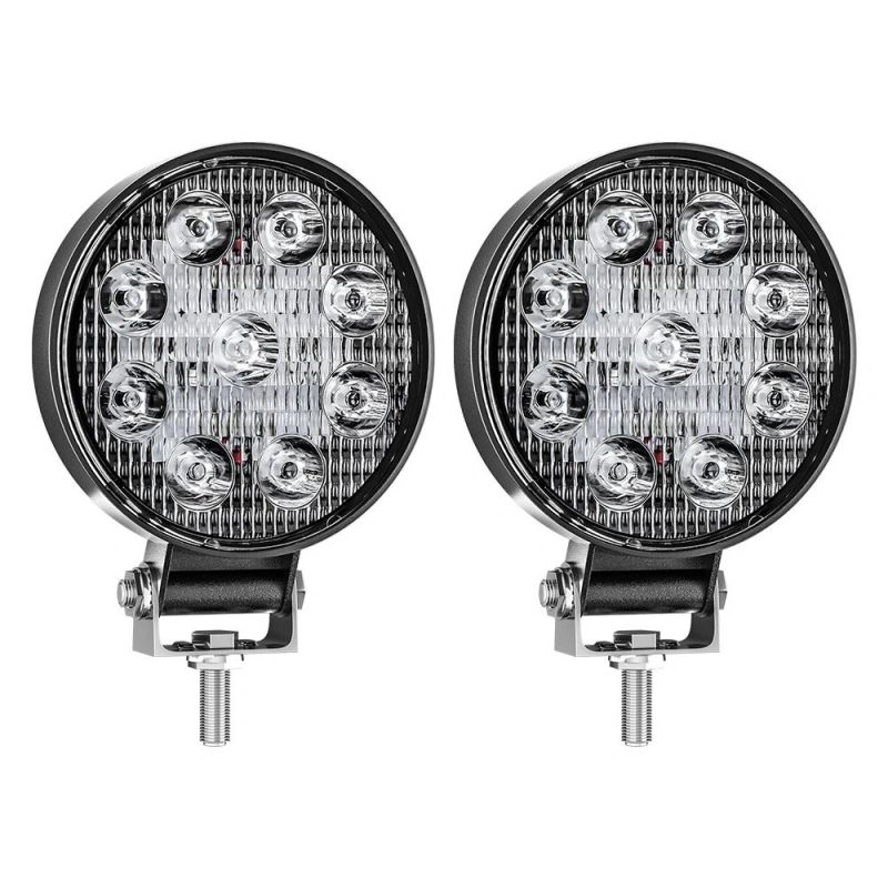 Dxz 4 Inch 9 LED 27W 25mm 4X4 LED Offroad SUV Heavy Truck LED Working Light Work Light Round