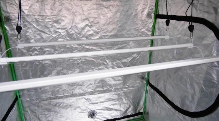 Indoor Waterproof IP65 Hydro Vertical Seeding Vegatable Plant 1.2m 4FT Strip Bar Intgerated T5 18W 36W Tube LED Grow Light