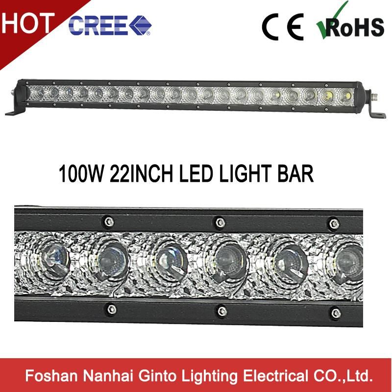 Best Selling 100W 21.5′′ CREE Single Row LED Light Bar