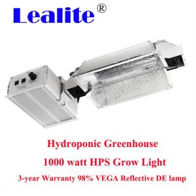 3-Year Warranty 98% Vega Reflective 1000W Double Ended PRO Remote De System Grow Light