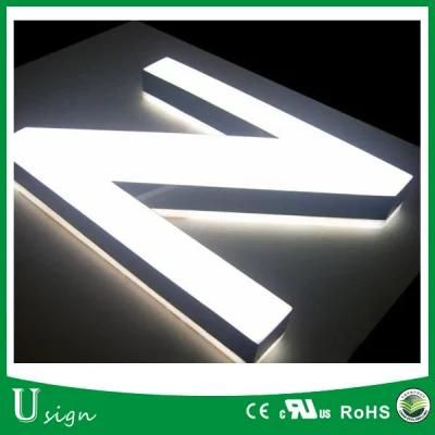 Mini Letters Custom 3D Acrylic LED Edge Lit Channel Letter Sign