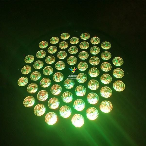 Indoor DMX 54X3w RGB 3in1 PAR Can LED Stage Lighting