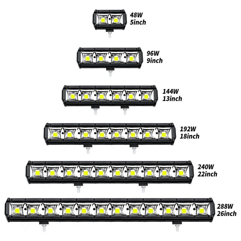 Dxz LED Light Bar Factory on-Road off-Road Driving Light IP68 Universal COB Work Light