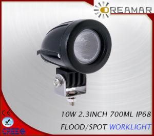 10W 700lm LED Work Light for Truck, Flood /Spot Beam, IP68 Rhos