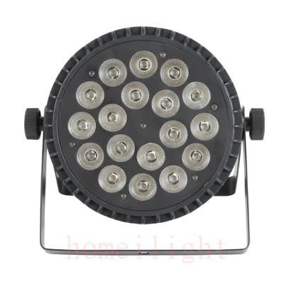 Homei Light Master Slave Control Disco DJ Night Event Lighting 18psc*18W Flat PAR