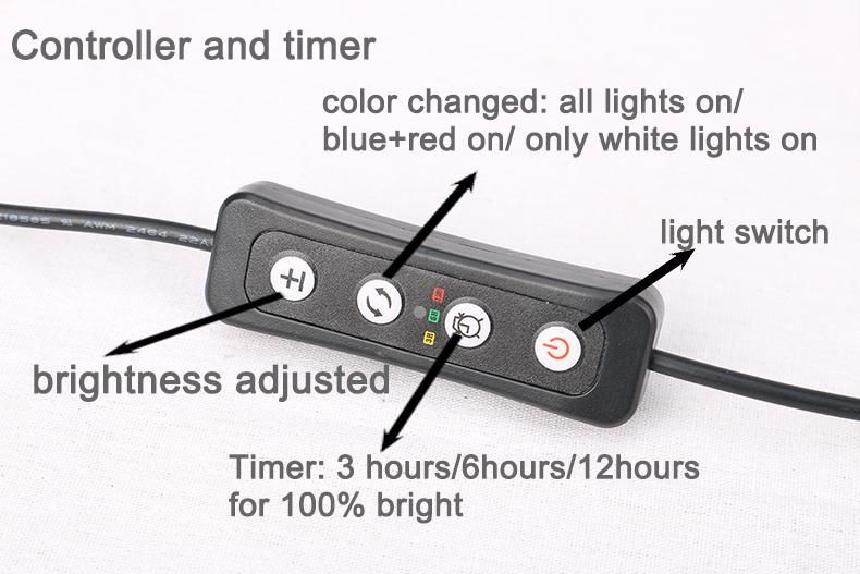 Super Slim LED Aquarium Light Plants Grow Lighting Clip-on Lamp