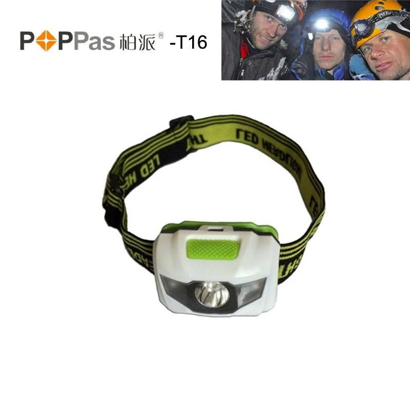 T16 New Promotion with 4 Brightness Level Red LED Headlamp