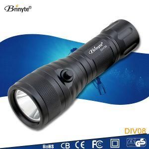 Professional Aluminum Magnetic Scuba CREE LED Diving Torch