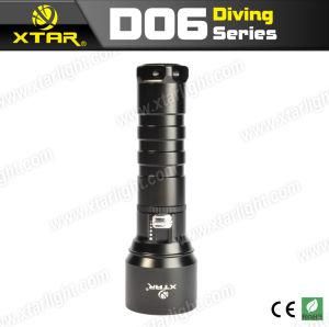 Handheld Amphibious Bright Torch for Diving, Fishing, Sport (XTAR D06)