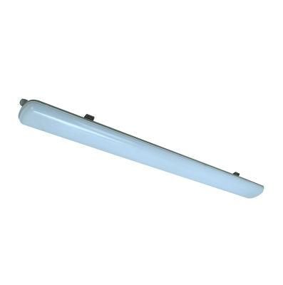 IP65 Without Clips 18/36/48W High Quality LED Tri-Proof Vapor Tight Light, Ik08 Waterproof Lighting Fixture Wall Light