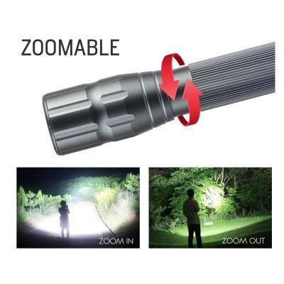 300lm Rechargeable Yunzhe Color Box /OEM 28*45*155mm Emergency Light Flashlight