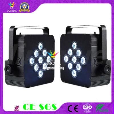 9PCS 5in1 Battery &amp; Wireless LED Flat PAR