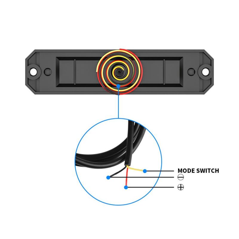 Dxz Car Light Accessories 12-24V Super Bright Flash 24LED Warning Strobe Lights Truck Vehicle Strobe Side LED Marker Light