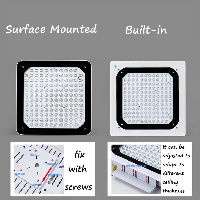 Outdoor Explosion Flame Proof LED Canopy Lights for Petrol Pump Gas Station Fuel Service