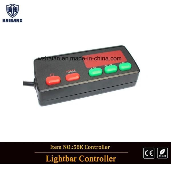 LED Warning Strobe Lightbar with White Takedowns and Alley Lights