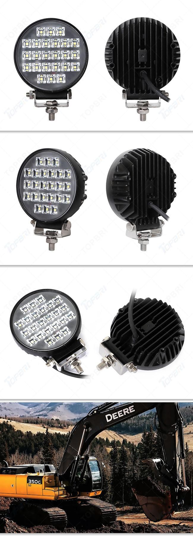 Truck Trailer Marine 12V Auto LED Round 4X4 Flood Work Lights