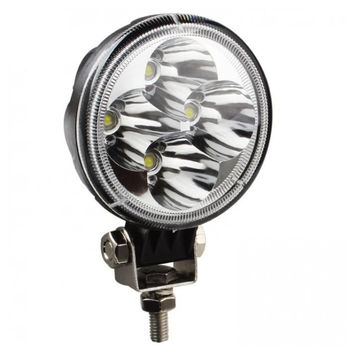 3" Round 12W LED Work Light for off-Road and Motorcycle Auxiliares Auto Moto Alta Baja Faro LED 4X4 Farol De Milha 5 LEDs CREE 3030