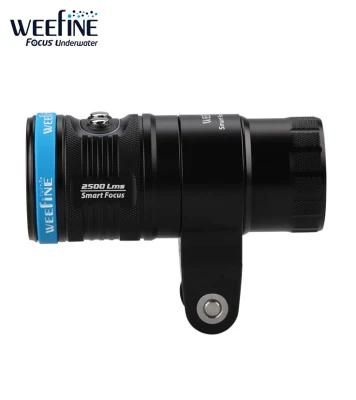 Underwater Dive Light with 2500 Lumens for Taking Photos Smart Focus&prime;s Brightness in Sea