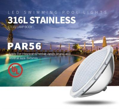 25W 12V Stainless Steel Outdoor Underwater Lamp IP68 PAR56 LED Swimming Pool Light