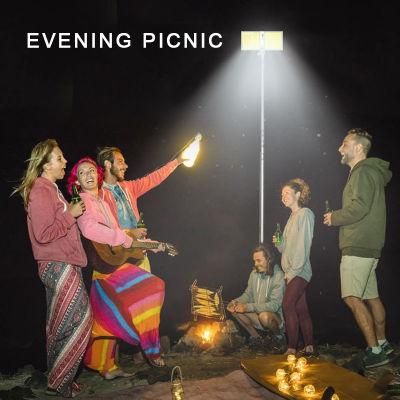 360 Light DC 12V Multi-Function Dual Color Night Party Lighting Outdoor Telescopic Rod LED COB Camping Light