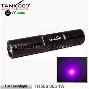 UV Japan Chip 365nm 1 W LED Flashlight (TK566)