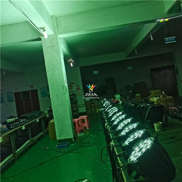 18PCS RGBWA 5in1 Indoor Stage 15W LED PAR Light