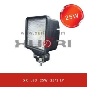 25W LED Work Light Square