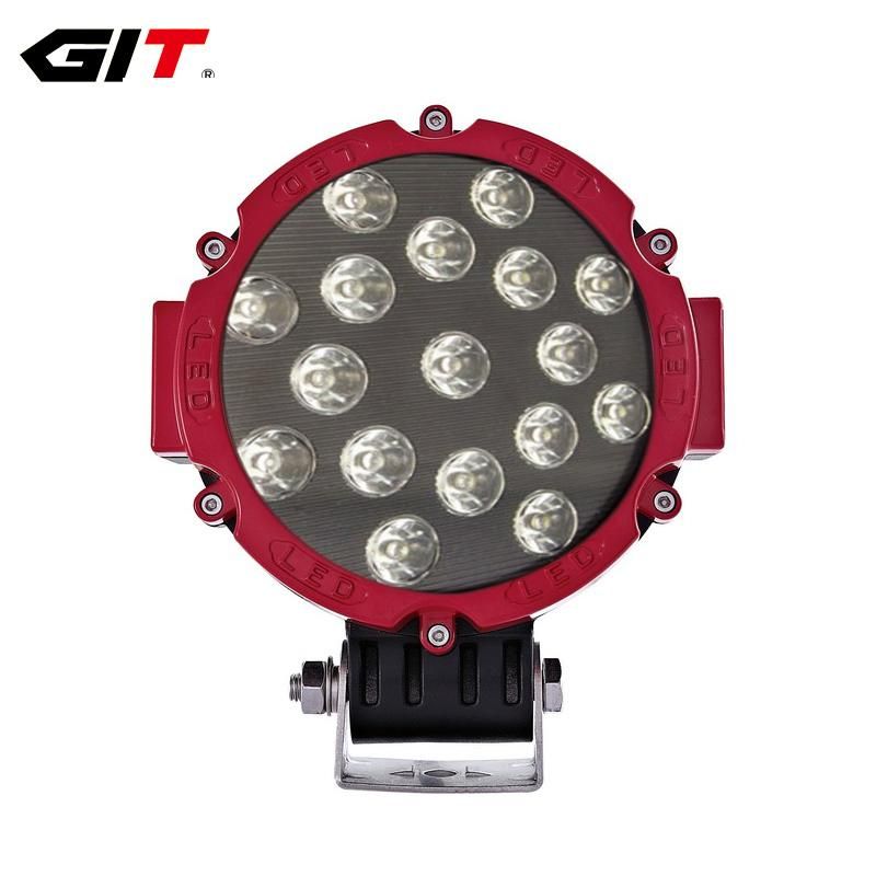 High Power 51W Round 7inch off Road LED Driving Work Light for 4X4 Truck Jeep