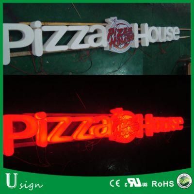 China Manufacturer Supplier Wall Mounted Outdoor Pizza Store Signage