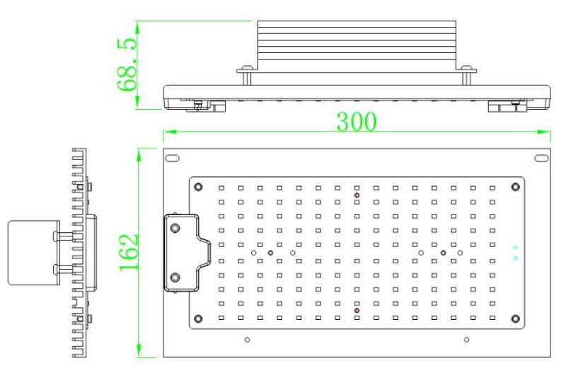 60W LED Grow Panel Full Spectrum Quantum Boards LED Grow Light for Indoor Plants with CE